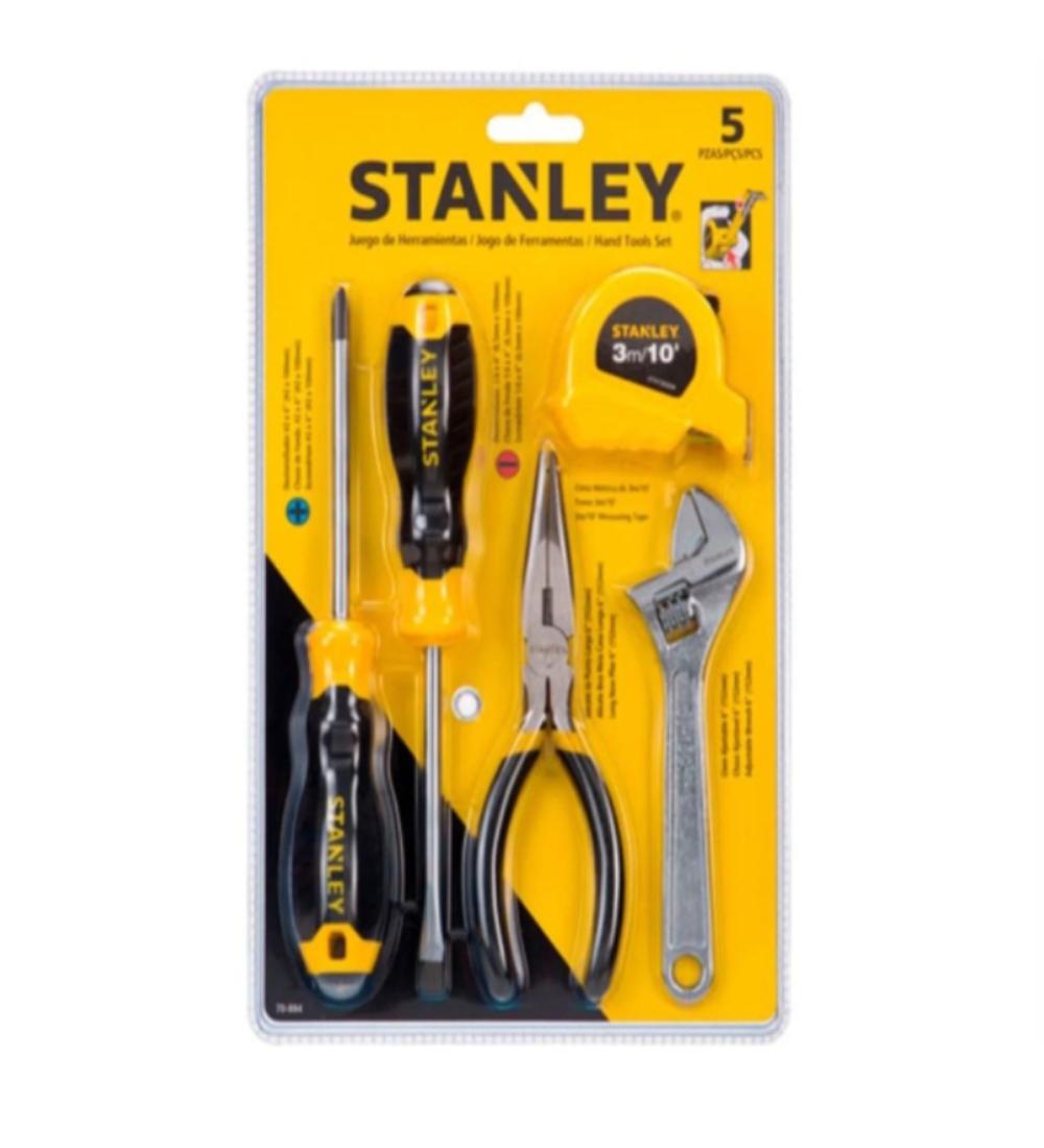 SET HERRAMIENTAS STANLEY 5 PIEZAS